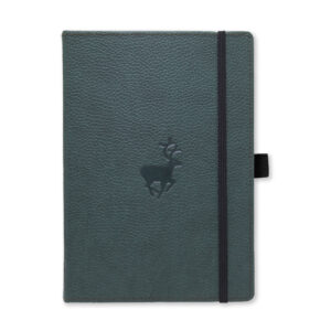 Dingbats Notebooks A5 Wildlife Green Deer dotted