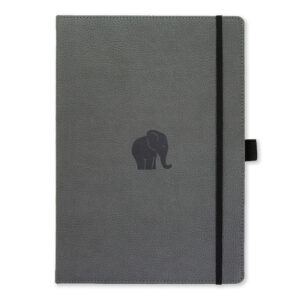 Dingbats Notebooks A4 Wildlife Grey Elephant
