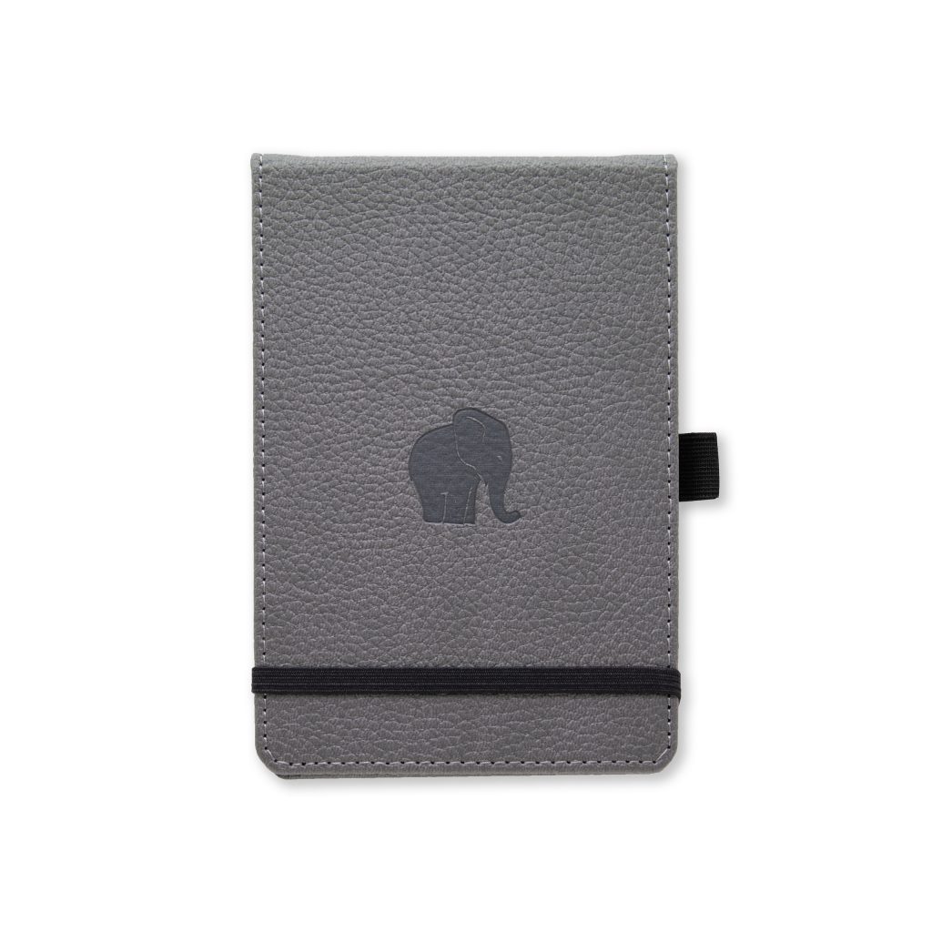 Dingbats Notebooks A6 Reporter Wildlife Grey Elephant Bujo Boutique