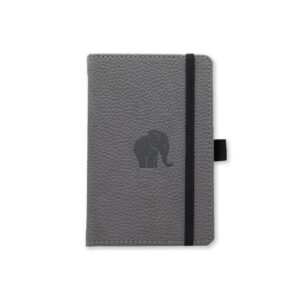 Dingbats Notebooks A6 Wildlife Grey Elephant