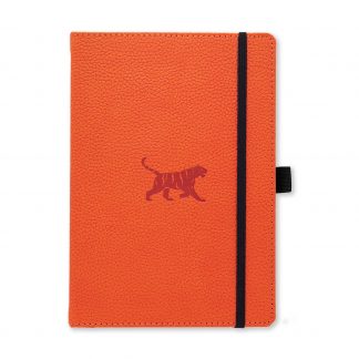 Dingbats Notebooks A5 Wildlife Orange Tiger dotted