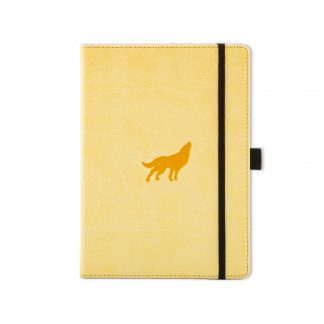 Dingbats Notebooks A5 Wildlife Cream Wolf dotted