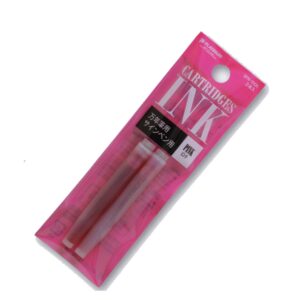 Roze inktcartridges van Platinum in roze verpakking