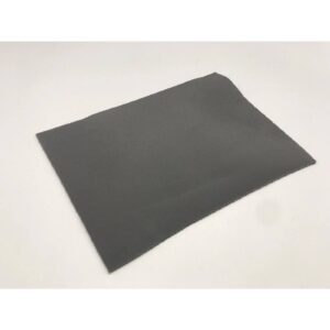 Grijze rechthoekige doek op witte achtergrond