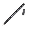 Zwarte Tombow MONO tekenpen met open dop op witte achtergrond