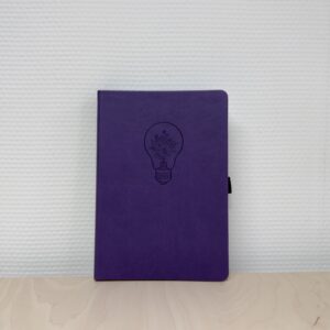 Floral Light | dark purple | A5