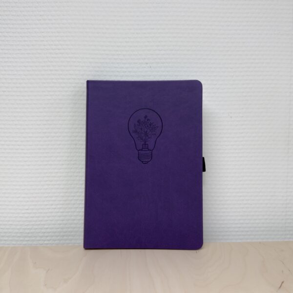 Floral Light | dark purple | A5