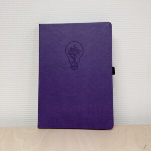 Floral Light | dark purple | B5