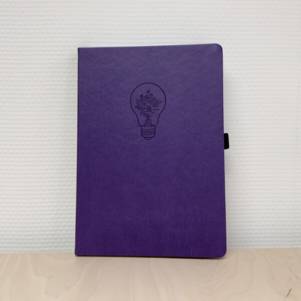 Floral Light | dark purple | B5