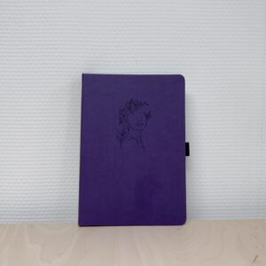 Mindful Bloom | dark purple | A5