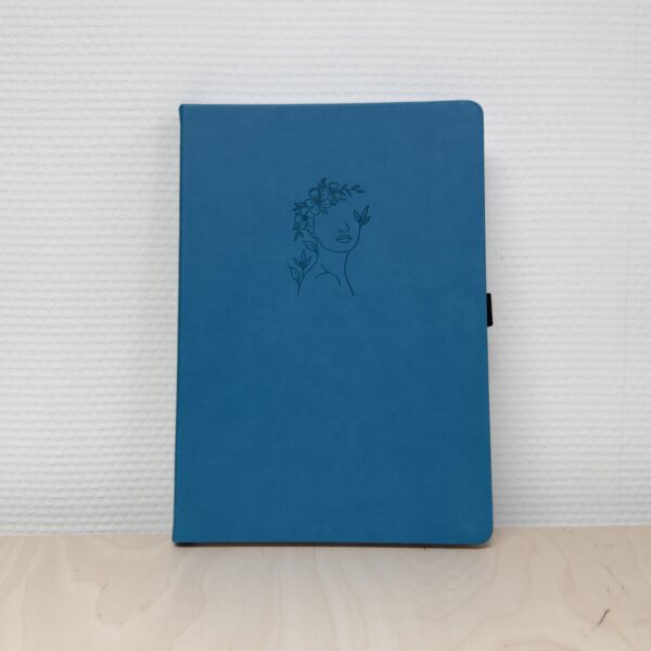 Mindful Bloom | dark cyan | B5