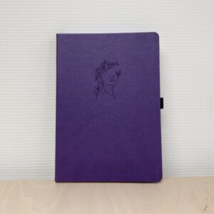 Mindful Bloom | dark purple | B5