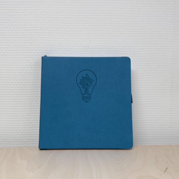Floral Light | dark cyan | square