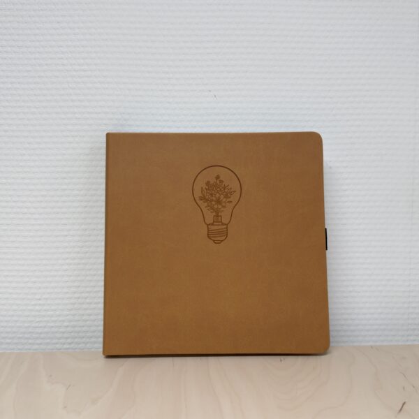 Floral Light | camel | square