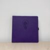Floral Light | dark purple | square