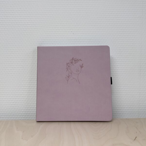Mindful Bloom | vintage pink | square