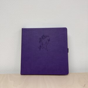 Mindful Bloom | dark purple | square
