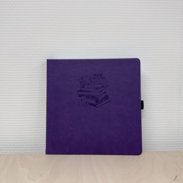 Wisdom in Bloom | dark purple | square