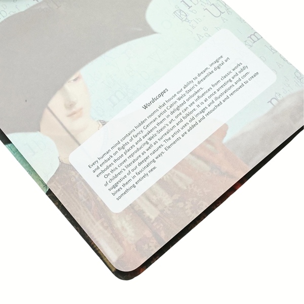 Inhoudsblad van een notitieboek met tekst en illustratie op witte achtergrond