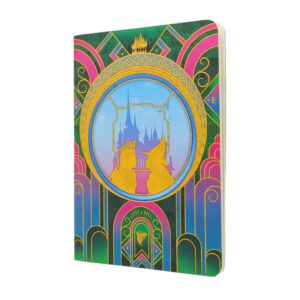 Notitieboek met kleurrijk magisch ontwerp en cirkelvormig schilderij