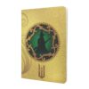9781408765036 Magic Unleashed - Dot Grid - A5 - Front Gele notitieboek met magische silhouetillustratie op de voorkant