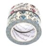 Washi tape met ornamentaal patroon op witte achtergrond