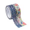 Twee rollen washi tape met bloemen- en patroonontwerp op witte achtergrond